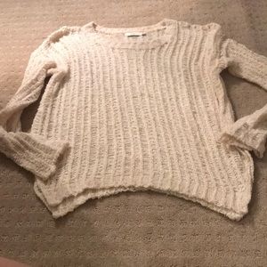 Cream sweater
